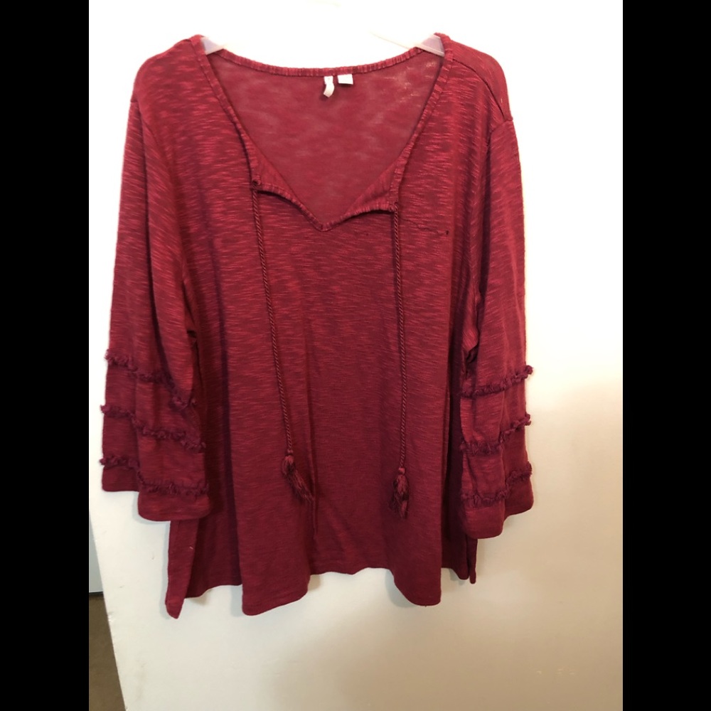 Maroon shirt